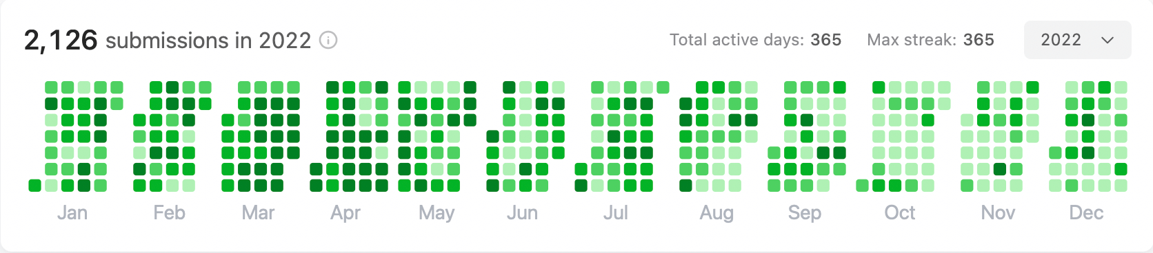 365 Streak