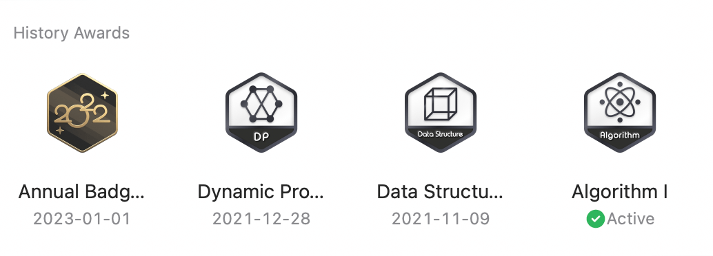 Badges